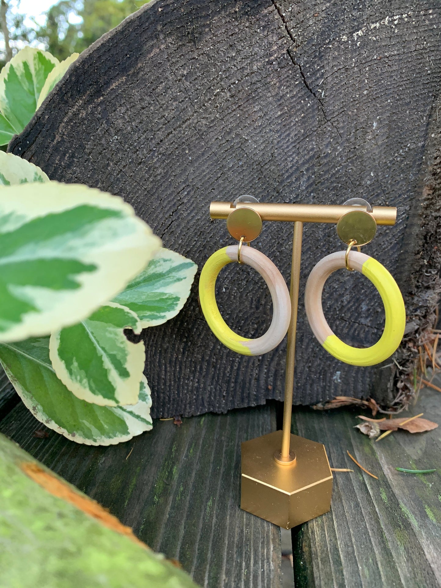 Customizable Wood Earrings