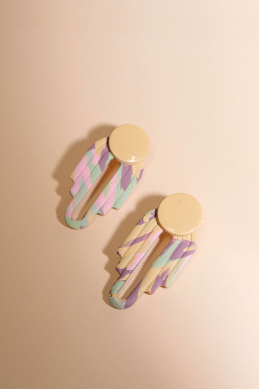 Deco Tie-Dye Earrings